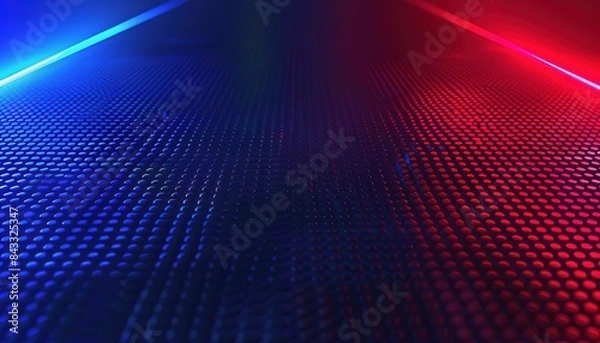 Fototapeta background with blue and red light