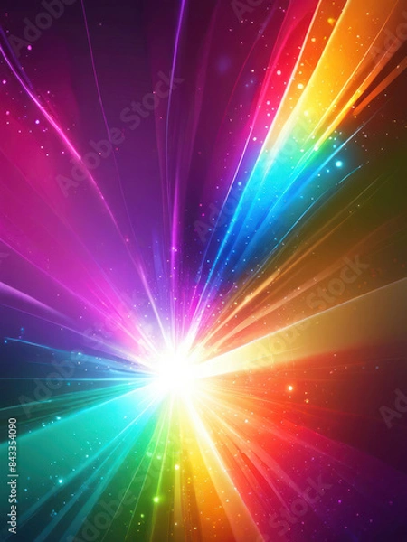 Obraz background flare fullcolor with Generative AI Techonology.
