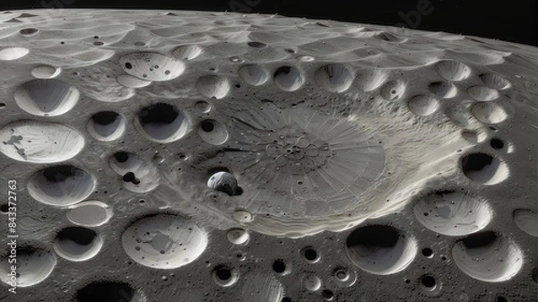 Obraz water drops on black background