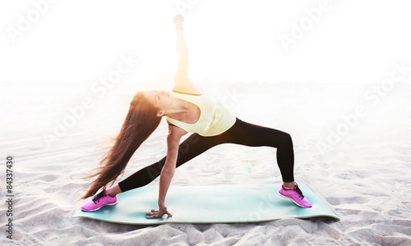 Fototapeta Yoga exercise