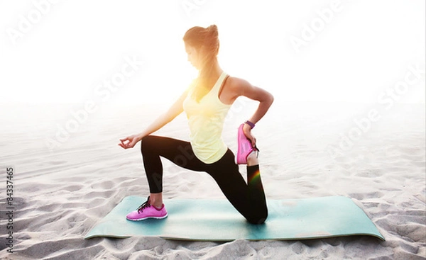 Fototapeta Yoga exercise