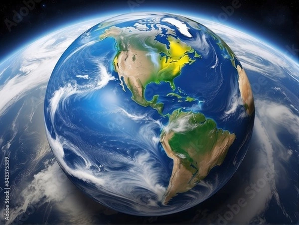 Obraz earth in space