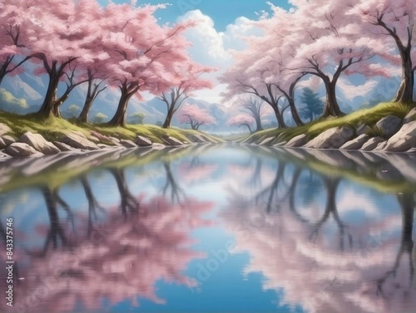 Obraz spring in the park