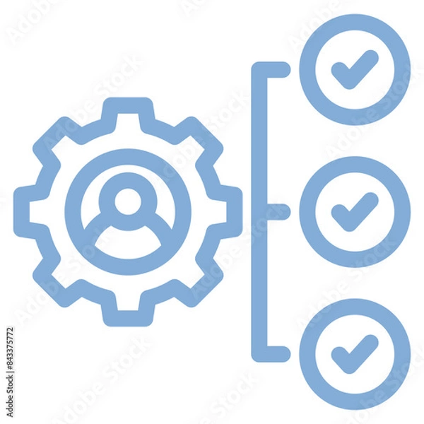 Fototapeta Skillset Icon Element For Design