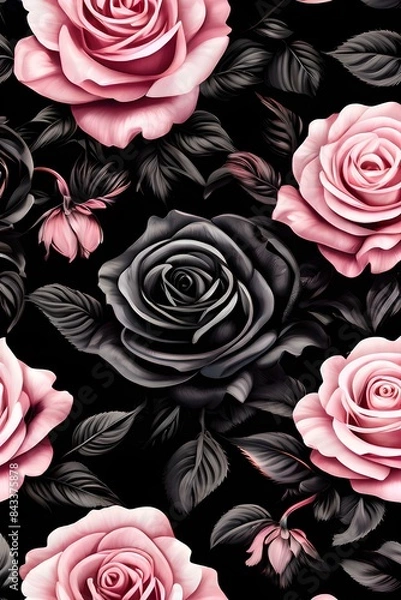 Fototapeta roses background