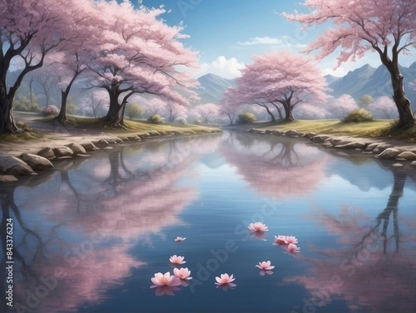 Obraz spring in the park