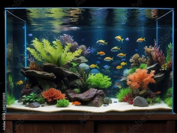 Obraz aquarium with fish