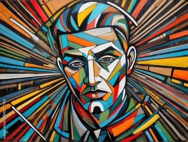 Obraz background with stripes