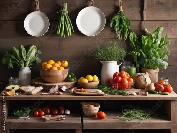 Obraz still life with vegetables