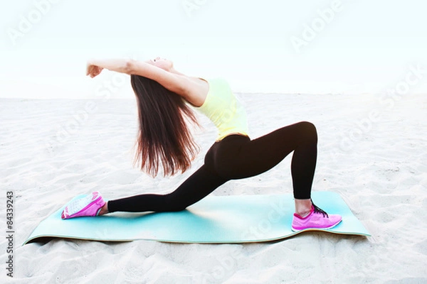 Fototapeta Yoga exercise