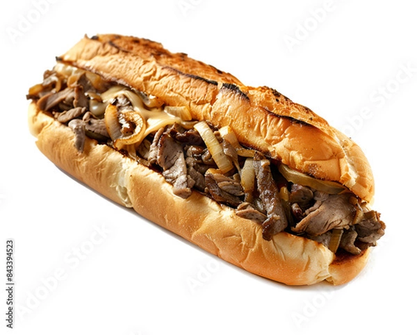 Obraz Philly cheesesteak sandwich

