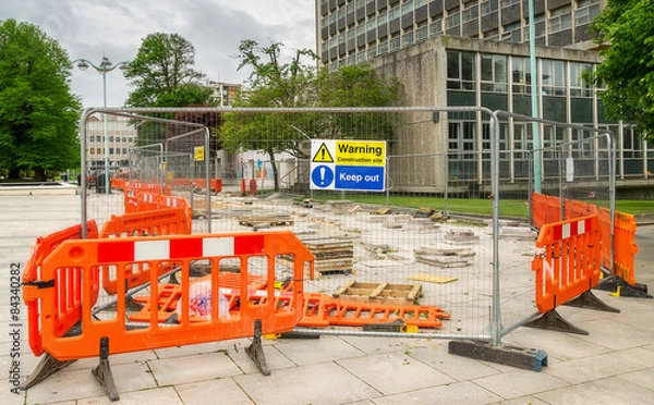 Obraz Sidewalk  repair.