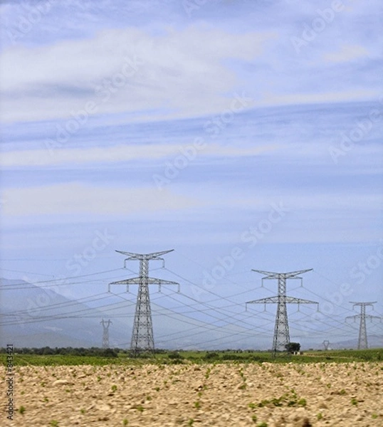 Obraz lignes électriques