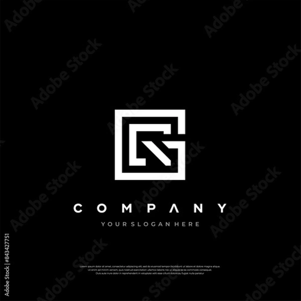 Obraz GCR Monogram Logo