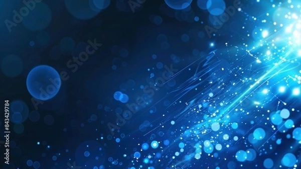 Fototapeta abstract futuristic computer technology business banner background, blank space background