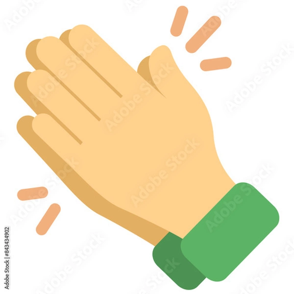 Obraz clap with hand