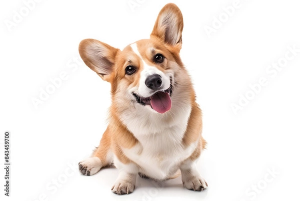 Obraz 
Imagine
1d




Happy Puppy Welsh Corgi dog sitting isolated on white background