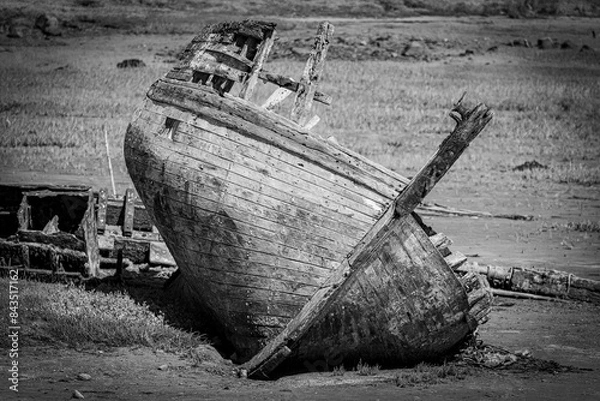 Obraz bateau échoué 
