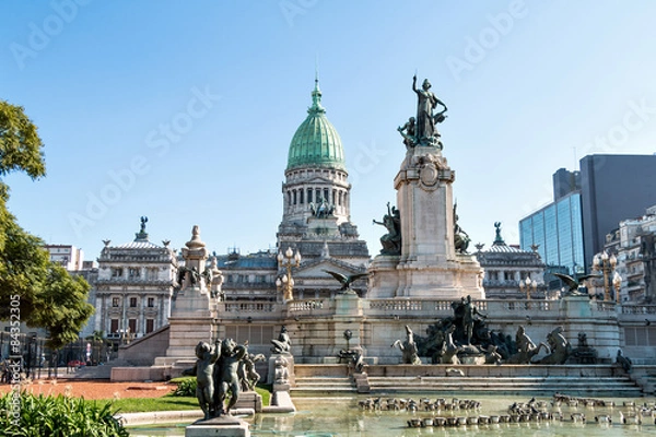 Fototapeta Kongres narodu argentyńskiego, Buenos Aires Argentinien