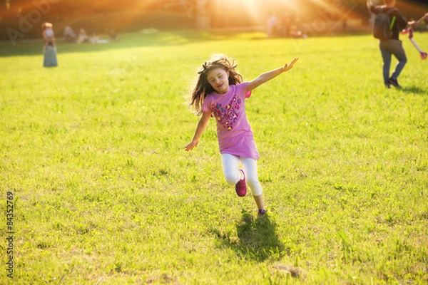 Obraz Bambina che corre