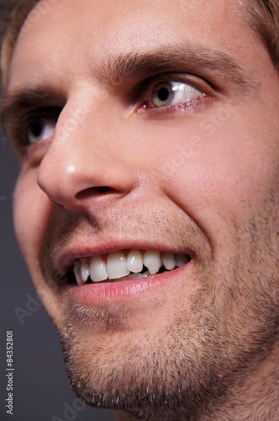 Obraz Smiling young man young man close up