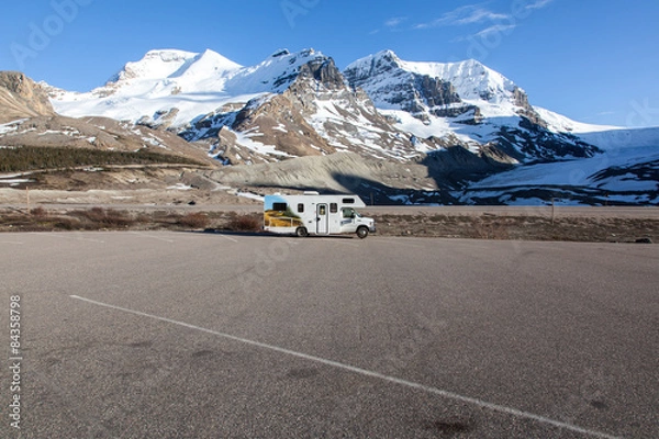 Obraz Kamper i lodowiec