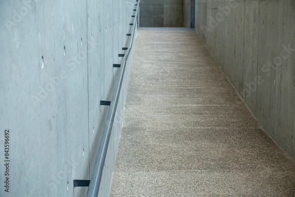 Obraz スロープの写真。バリアフリーのイメージ。