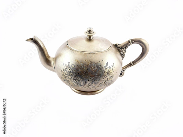 Obraz Old silver teapot