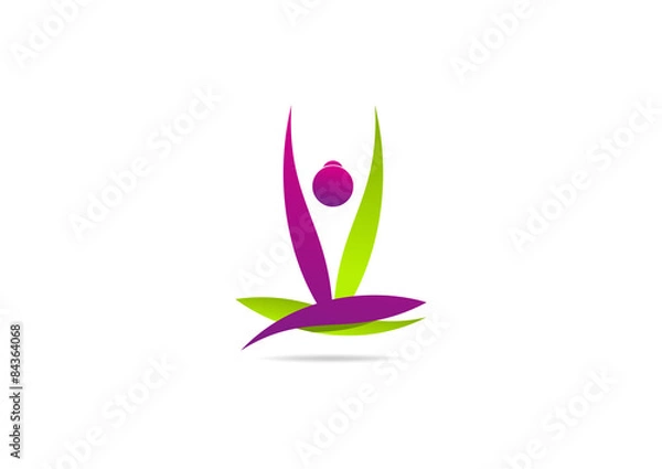 Fototapeta logo yoga