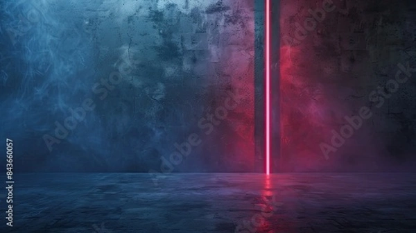 Fototapeta a modern tattoo art inspired minimalist backdrop for internal page template. photo-realistic, gloss glass urban studio wall backdrop made for portrait photography. 