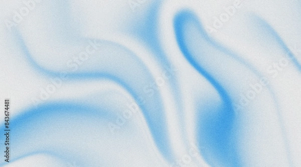 Fototapeta Abstract grainy gradient background glowing color wave backdrop noise silk texture banner poster header design