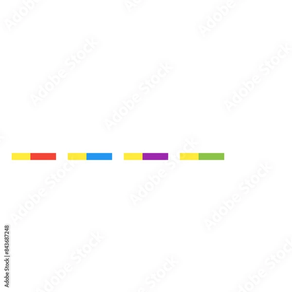 Fototapeta 
colorful divider lines
