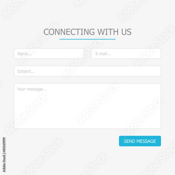 Fototapeta Web feedback form