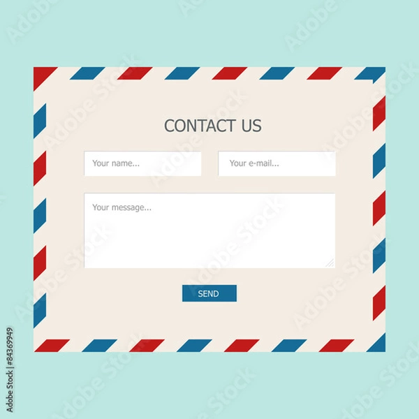 Fototapeta Web feedback form