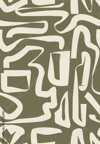 Obraz Abstract geometrical design. Seamless backdrop.