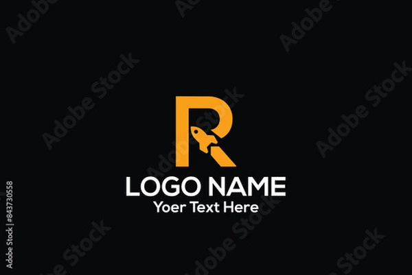 Fototapeta R+ Roket Logo