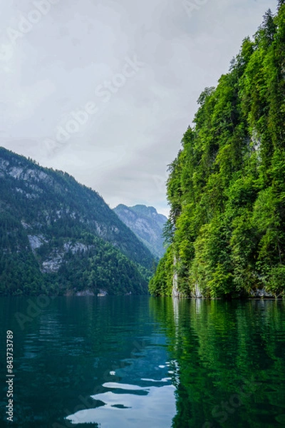Obraz lake and mountains