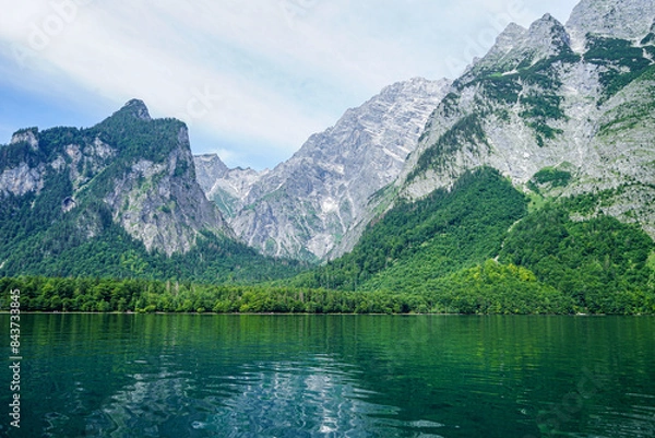 Obraz lake in the mountains