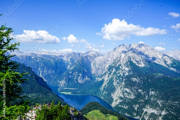 Obraz landscape with lake