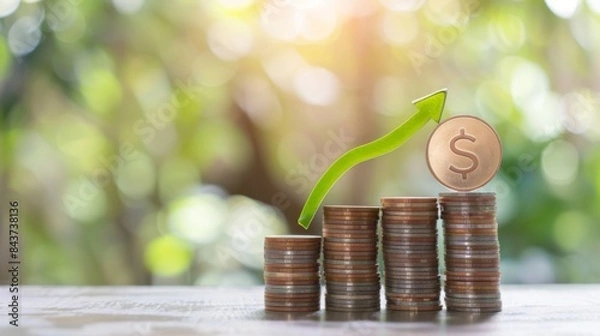 Fototapeta Dynamic Market Insights: Analyzing Business Growth and Financial Profits