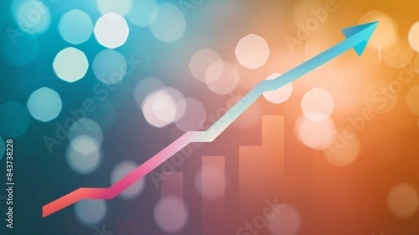 Fototapeta Dynamic Market Insights: Analyzing Business Growth and Financial Profits