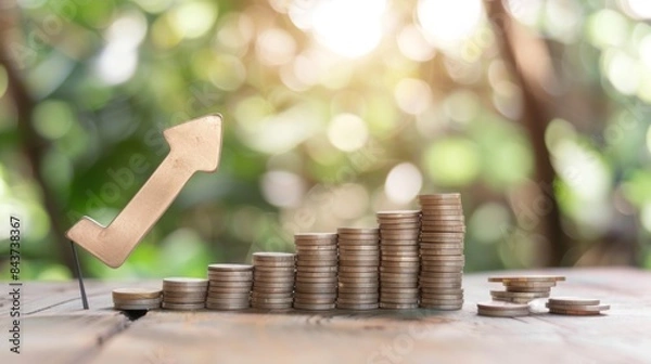 Fototapeta Dynamic Market Insights: Analyzing Business Growth and Financial Profits
