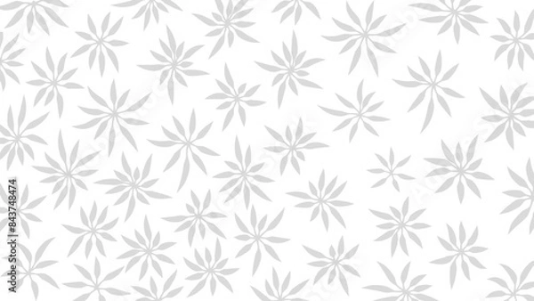 Obraz Tropical leaf background. Abstract leaves background pattern. leaf outline vector. leaves pattern wallpaper.