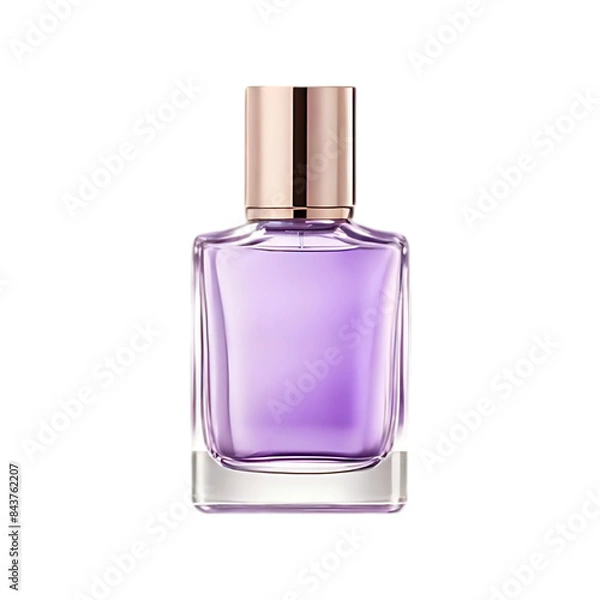 Fototapeta Luxury Perfume Bottle isolated on a transparent background by AI generative