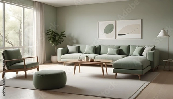 Fototapeta white and gold theme modern interior