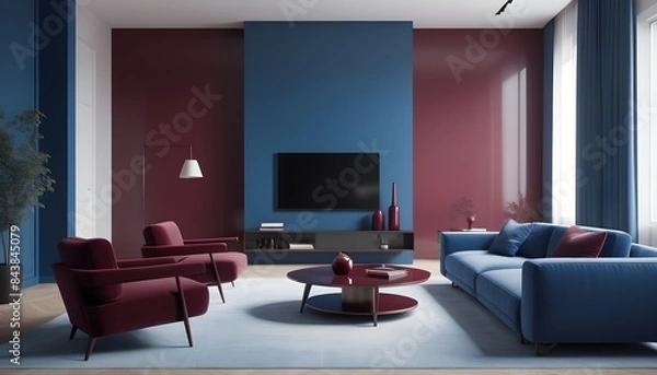Fototapeta white and gold theme modern interior