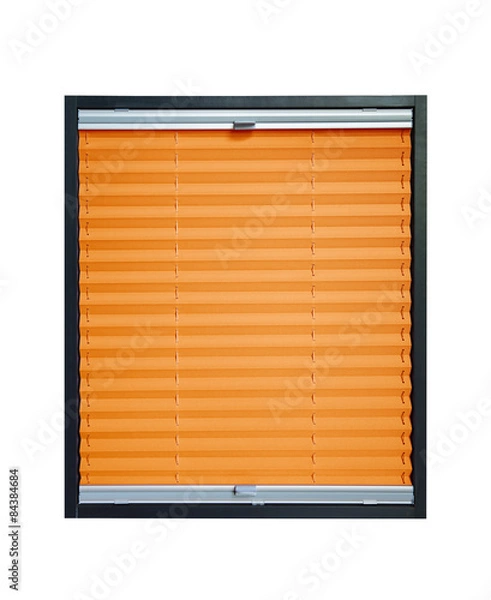 Obraz Pleated blind - orange color