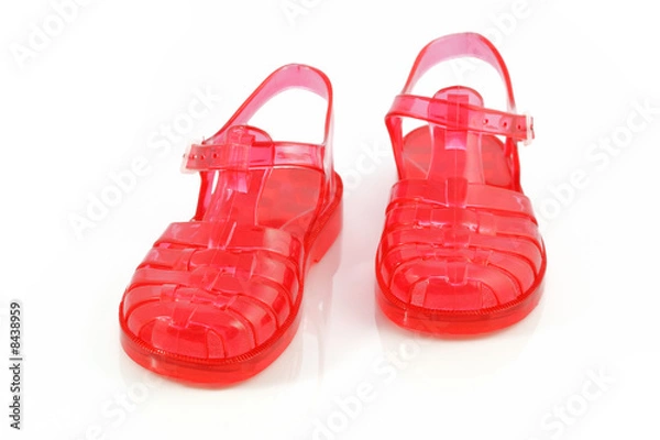 Obraz Plastikowe buty plażowe