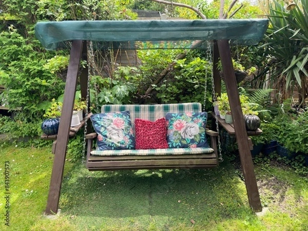 Obraz swing in garden