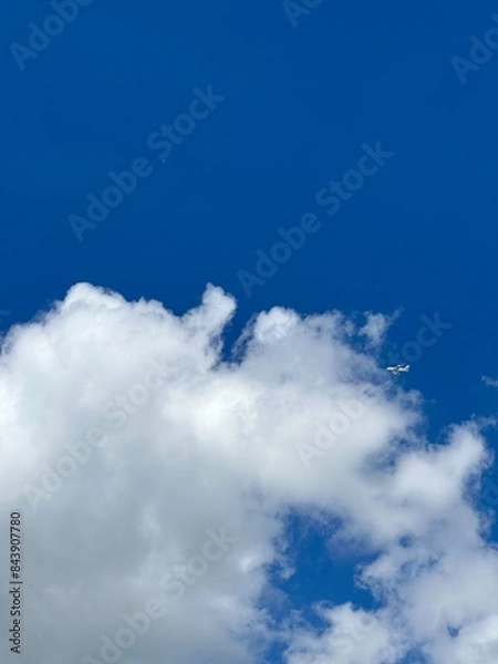 Obraz blue sky and clouds